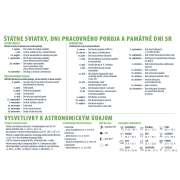 Stolový kalendár riadkový 21 x 15 cm - Pracovný malý 2026