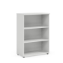 Policová skriňa BASIC, otvorená, 80x40x111,7cm, biela