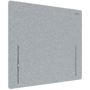 Paraván k stolu Leitz 70x80cm, sivý