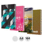 Záznamová kniha A4 144 listov linajková