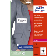 Samolepiace menovky Avery na textil 80x50mm