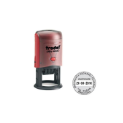 Pečiatka Trodat Printy dater 46140 Ø 40mm - odtlačok červený
