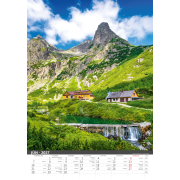 Nástenný kalendár Tatry 31,5 x 45 cm 2027