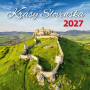Nástenný kalendár krásy Slovenska 30 x 30 cm 2027
