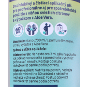CleanFit dezinfekčný gél 70% citrus na ruky 1 l+ rozprašovač ZDARMA