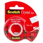 Lepiaca páska kryštálovo číra Scotch , 19 mm x 7,5 m, 1 rolka v zásobníku