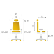Kancelárska stolička CALYPSO GRAND BP čierna