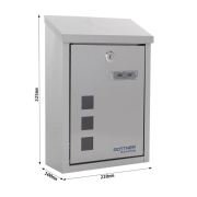 Poštová schránka Casa Inox, nerez