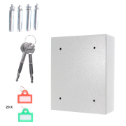Sejf na kľúče Keytronic 20, elektronický, sivý