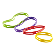 Gumičky balíkové Q-connect 100x11 mm mix farieb 100g