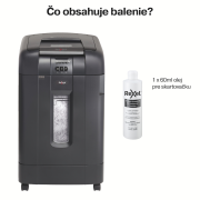 Skartátor s krížovým rezom Rexel Auto+ 750X