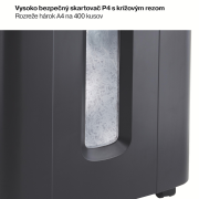 Skartátor s krížovým rezom Rexel Auto+ 750X