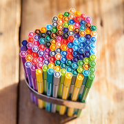Popisovač STABILO Pen 68 červená hlinka
