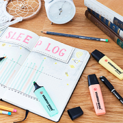 Sada zvýrazňovačov STABILO Boss pastel 4ks