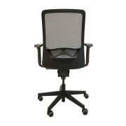 Kancelárska stolička DUCK SYN čierna (Bombay 02) + podrúčky P44