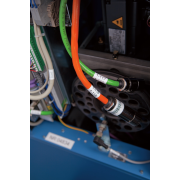 Flexibilná nylonová páska Dymo Rhino 12 mm biela/čierna