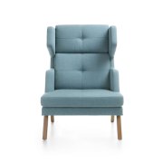 Jednokreslo October, nohy drevo, látka Medley 67006