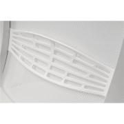 Zdravotnícka stolička Kent Medical, SY, podrúčky P46W, zdravot. ekokoža biela 080