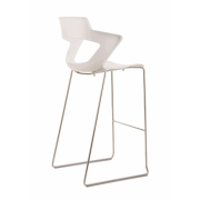 Barová stolička Aoki Bar, biela