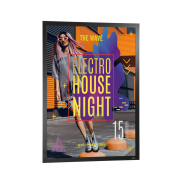 Samolepiaci Duraframe Poster 50x70cm čierny