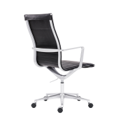 Kancelárske kreslo Sophia Executive, kožené čierne P03