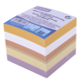 Bloček kocka nelepená 83x83x75mm pastelové farby