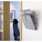 Sada stojanov na prospekty FLEXIPLUS 2 A4 transparentná horizont.