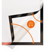 Samolepiaci Duraframe Poster A1 strieborný