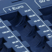 Mincová priehradka DURABLE EUROBOARD L 324x34x190mm