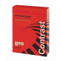 Farebný papier Office Depot Contrast intenzívna červená A4 160g