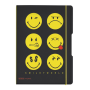 Zošit Herlitz my.book Flex Smiley World Black A5 40listov štvorčekový PP