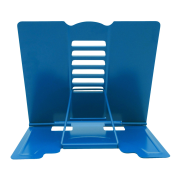 Stojan na knihy DONAU kovový zvieratká modrý