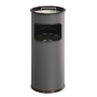 Kôš s vyberateľným zinkovým popolníkom 17l antracitový