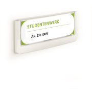 Informačná tabuľka Click Sign 149x52,5 biela