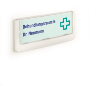 Informačná tabuľka Click Sign 149x52,5 biela