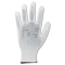 Rukavice nylonové, polomáčané BUCK, biele veľ. 9/L