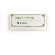 Informačná tabuľka Click Sign 149x52,5 biela