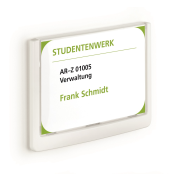 Informačná tabuľka Click Sign 149x105,5 biela