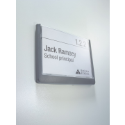 Informačná tabuľka Click Sign 149x105,5 grafitová