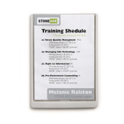 Informačná tabuľka Click Sign 210x297 biela