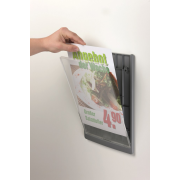 Informačná tabuľka Click Sign 210x297 grafitová