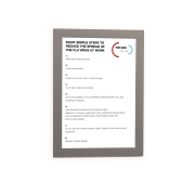 Samolepiaci DURAFRAME A5 strieborný