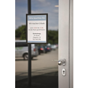 Samolepiaci DURAFRAME A4 10 ks čierny