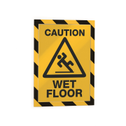 Samolepiaci Duraframe Security A4, žlto-čierny, bal.2 ks