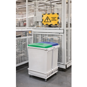 Samolepiaci Duraframe Security A4, žlto-čierny, bal.2 ks