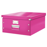 Veľká krabica A3 Click & Store ružová