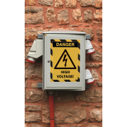 Panel DURAFRAME MAGNETIC SECURITY A4 žlto-čierny