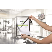 Panel DURAFRAME NOTE A4 strieborný