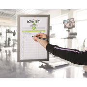 Panel DURAFRAME NOTE A4 strieborný