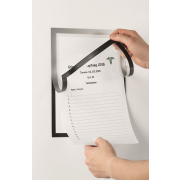 Panel DURAFRAME NOTE A4 strieborný